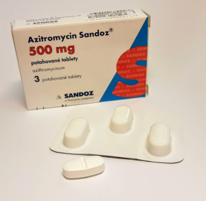 Třídenní antibiotika Azithromycin