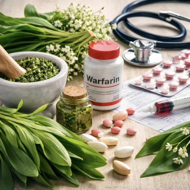 Medvědí česnek při Warfarinu: riziko a bezpečné množství