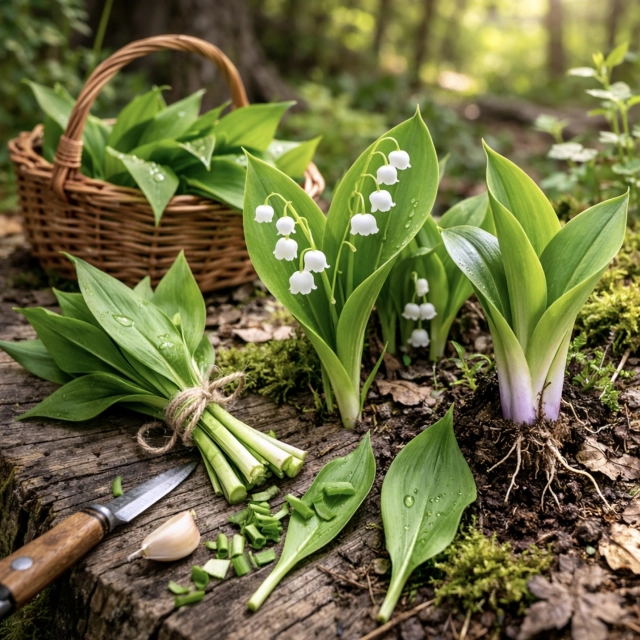 Medvědí česnek záměna: 5 znaků, jak poznat konvalinku a ocún